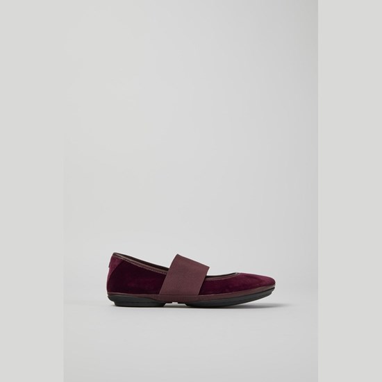 Ballerines Camper Right Femme Bordeaux | PX4132970