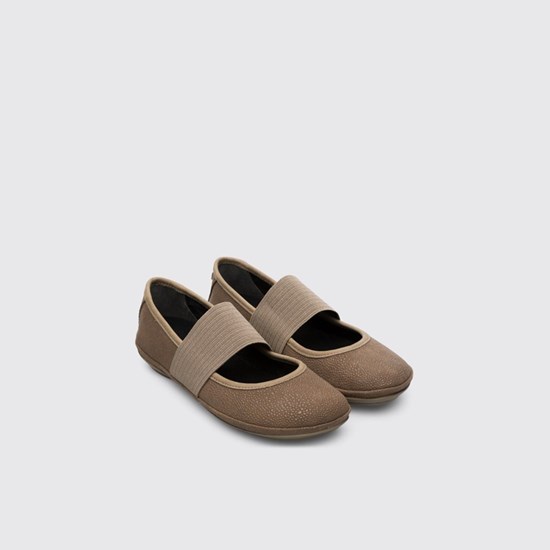 Ballerines Camper Right Femme Grise | FO7681930