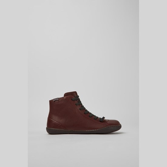 Bottines Camper Peu Femme Bordeaux | RP9756240