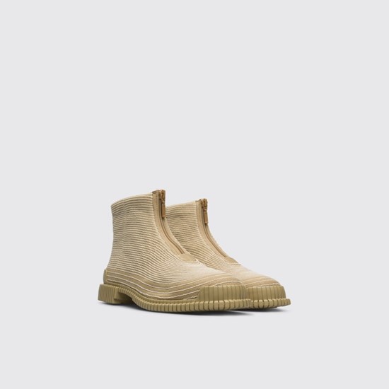 Bottines Camper Pix TENCEL Femme Beige | RC3192768