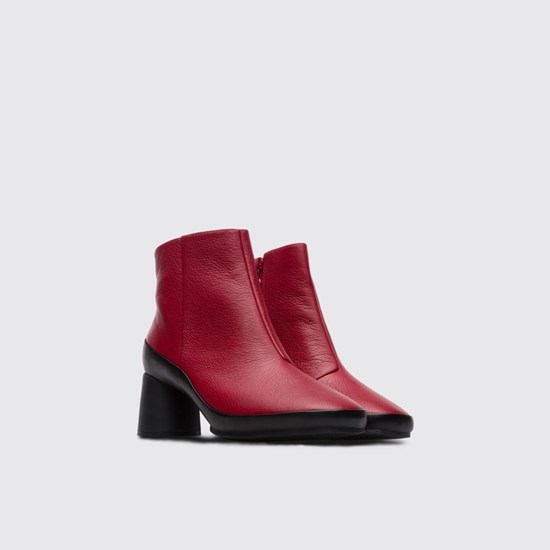 Bottines Camper Upright Femme Rouge | NX6348917