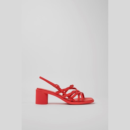 Sandales à Talons Camper Meda Femme Rouge | AE5832471