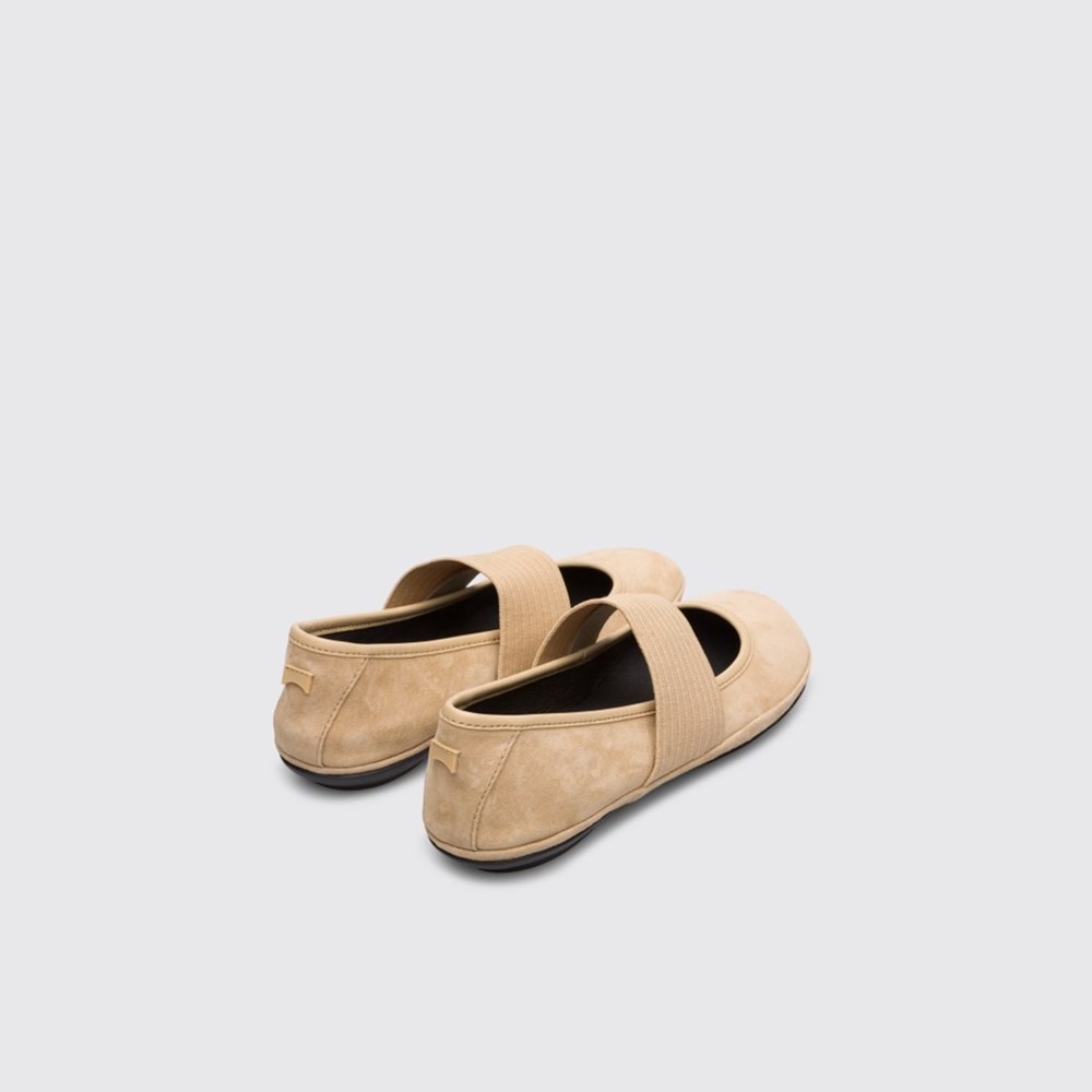 Ballerines Camper Right Femme Beige | QF7652849