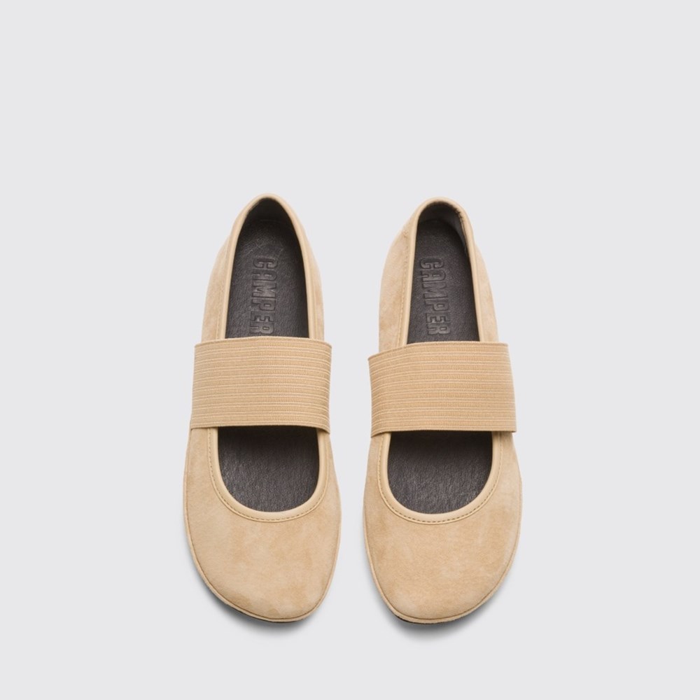 Ballerines Camper Right Femme Beige | QF7652849