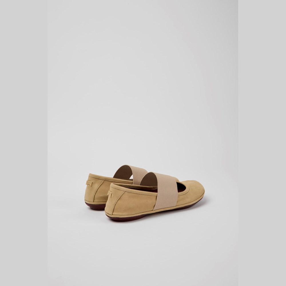 Ballerines Camper Right Femme Beige | SU0628139