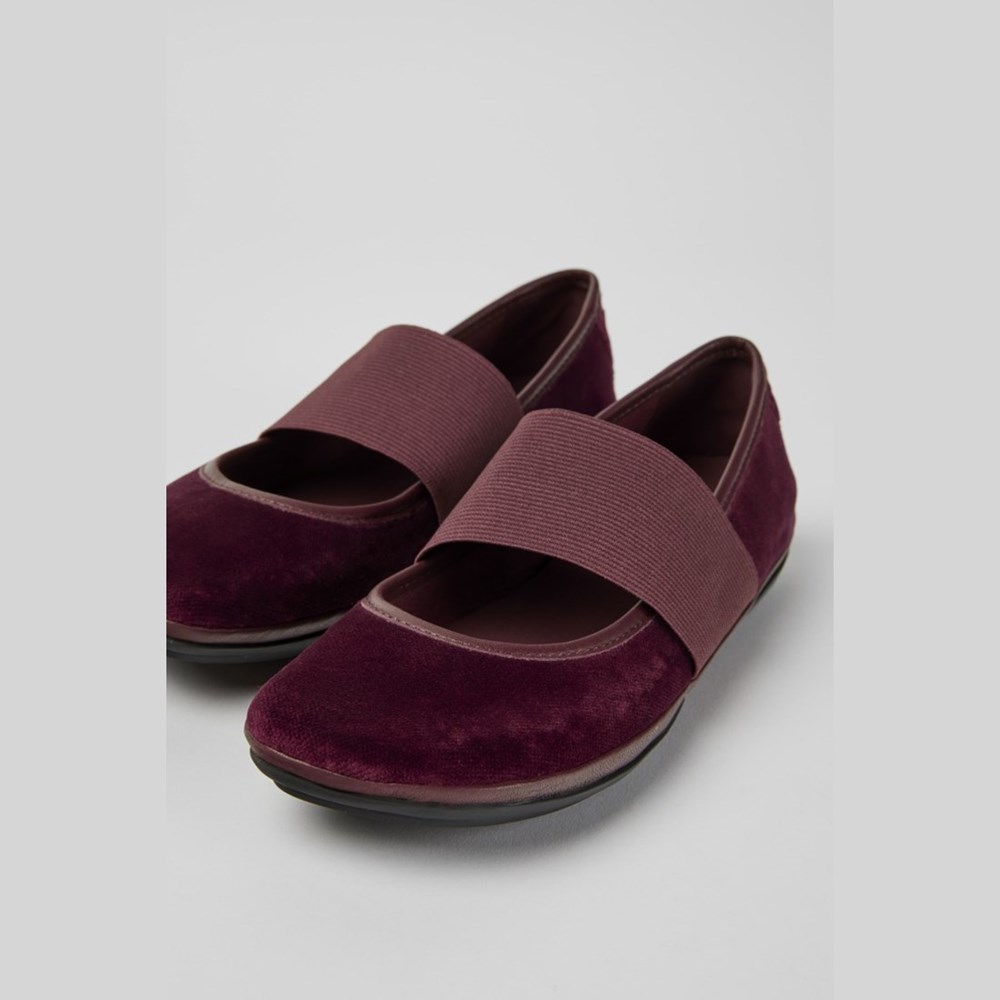 Ballerines Camper Right Femme Bordeaux | PX4132970