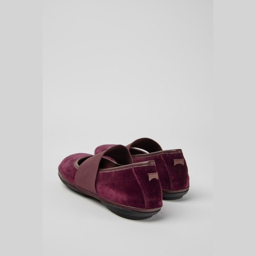 Ballerines Camper Right Femme Bordeaux | PX4132970