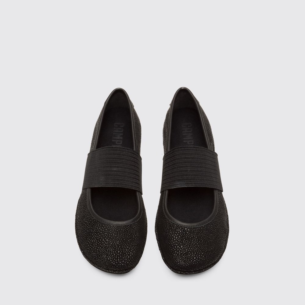 Ballerines Camper Right Femme Noir | ND9860713