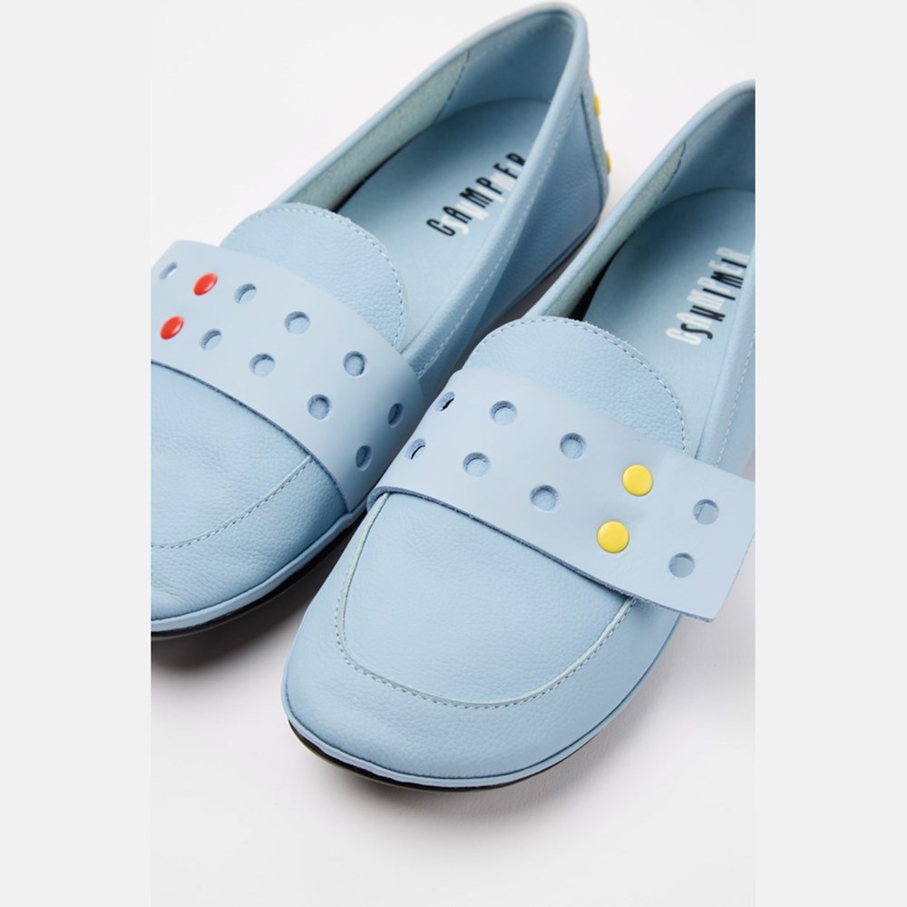 Ballerines Camper Twins Femme Bleu | KJ4089632