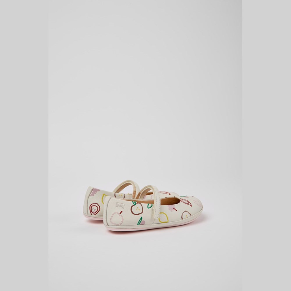 Ballerines Camper Twins Fille Blanche | OW7015394