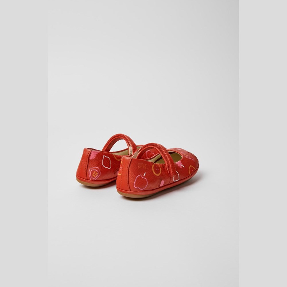 Ballerines Camper Twins Fille Rouge | EN0987536