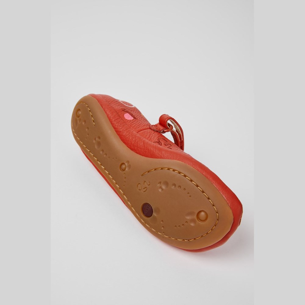 Ballerines Camper Twins Fille Rouge | EN0987536