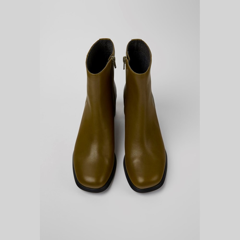 Bottes à Talons Camper Meda Femme Vert | EY0573961