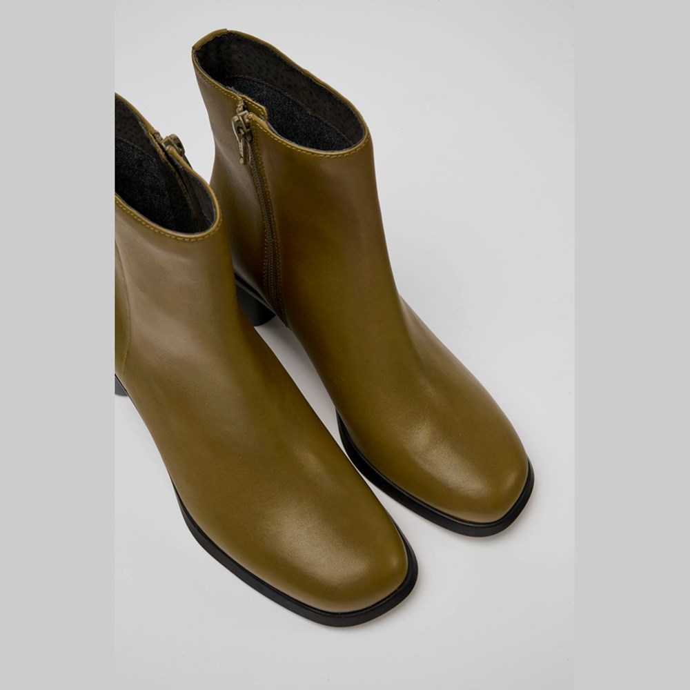 Bottes à Talons Camper Meda Femme Vert | EY0573961