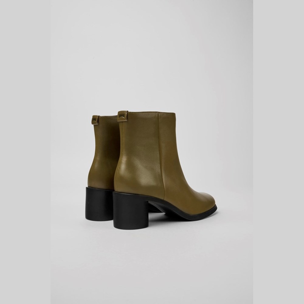 Bottes à Talons Camper Meda Femme Vert | EY0573961