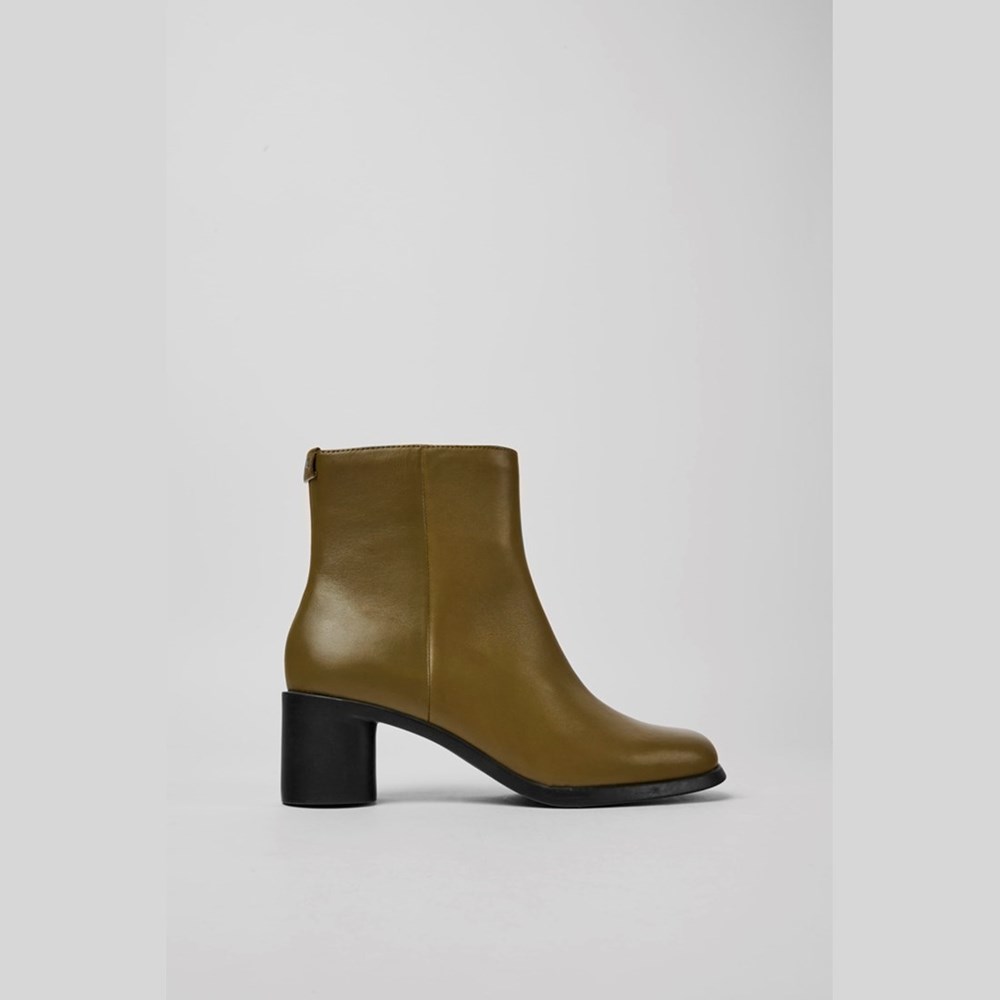 Bottes à Talons Camper Meda Femme Vert | EY0573961