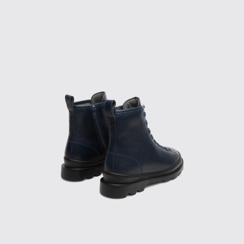 Bottines Camper Brutus Femme Bleu | TE0364578