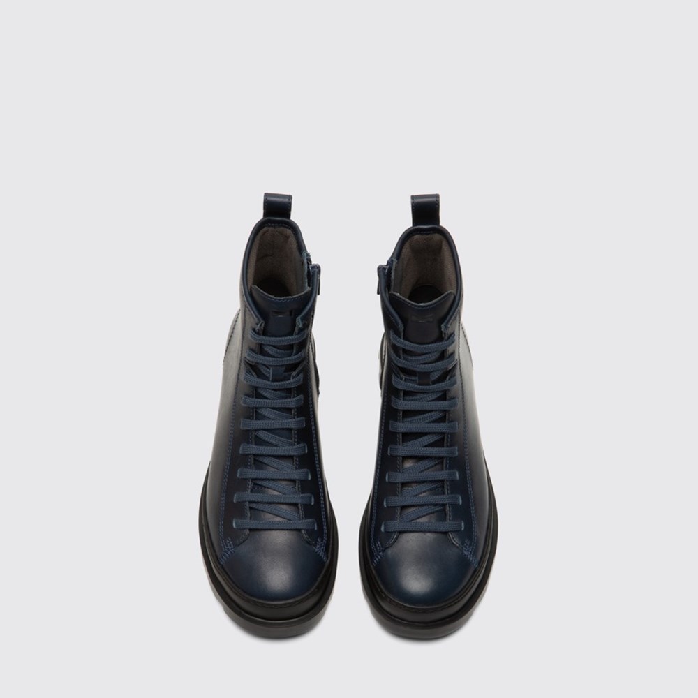 Bottines Camper Brutus Femme Bleu | TE0364578