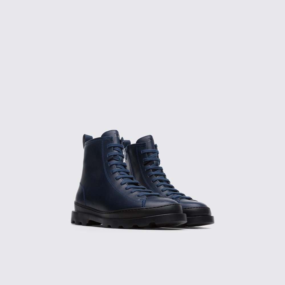 Bottines Camper Brutus Femme Bleu | TE0364578