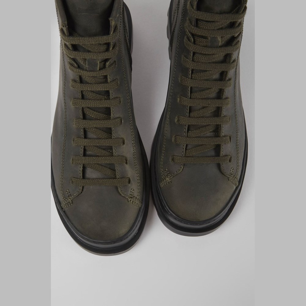 Bottines Camper Brutus Femme Vert | LO6023974