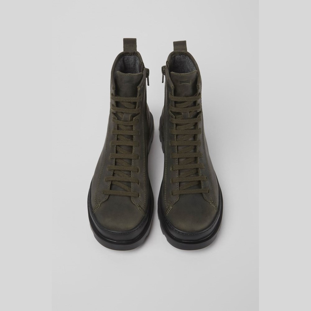 Bottines Camper Brutus Femme Vert | LO6023974