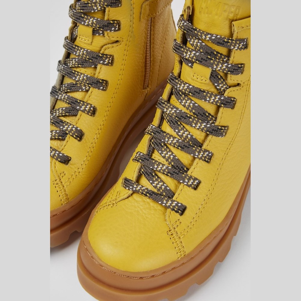 Bottines Camper Brutus Fille Jaune | IC1934560