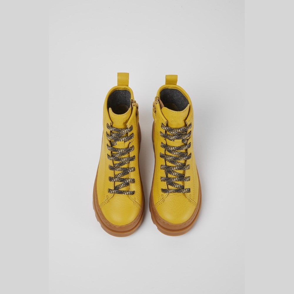 Bottines Camper Brutus Fille Jaune | IC1934560