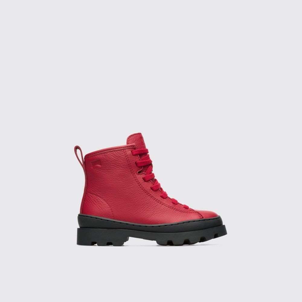 Bottines Camper Brutus Fille Rouge | QM6548720