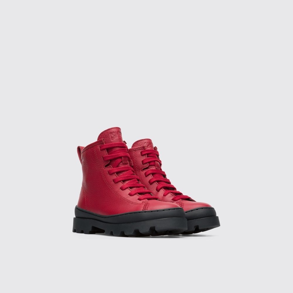 Bottines Camper Brutus Fille Rouge | QM6548720