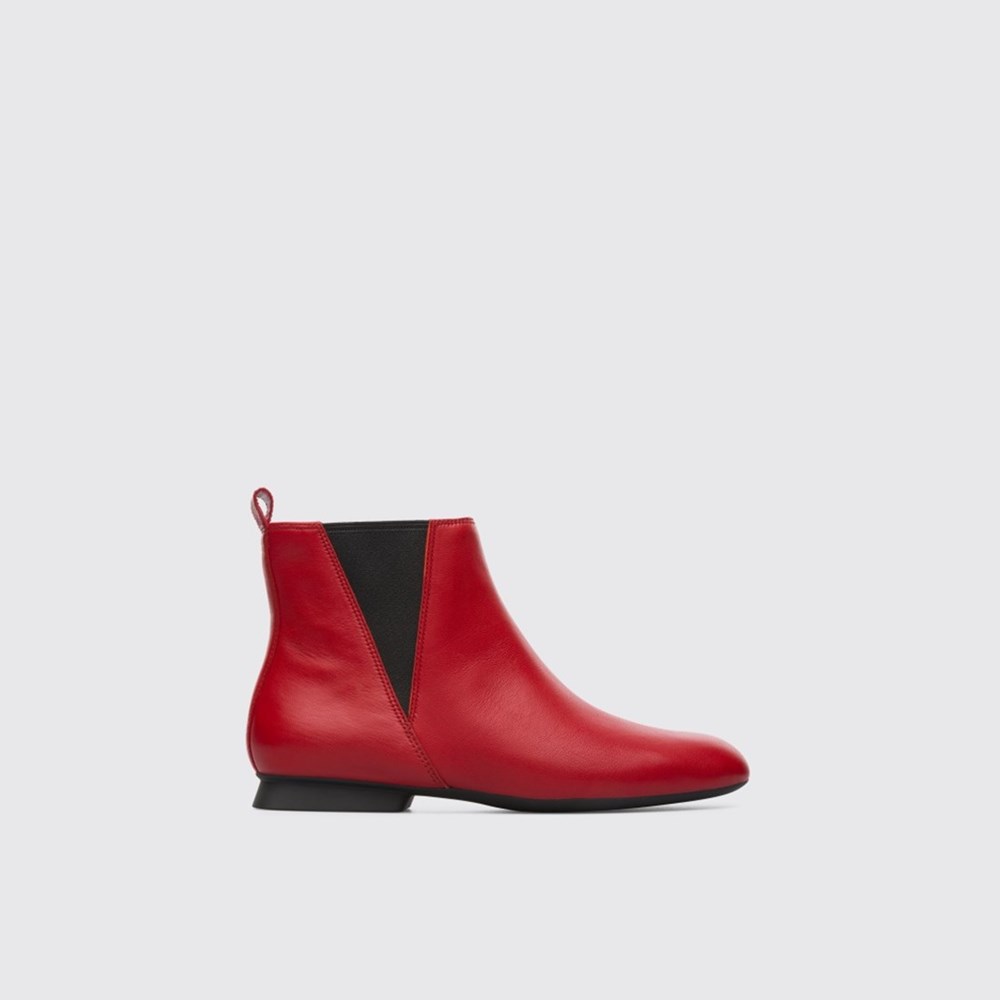 Bottines Camper Casi Myra Femme Rouge | GU4596327