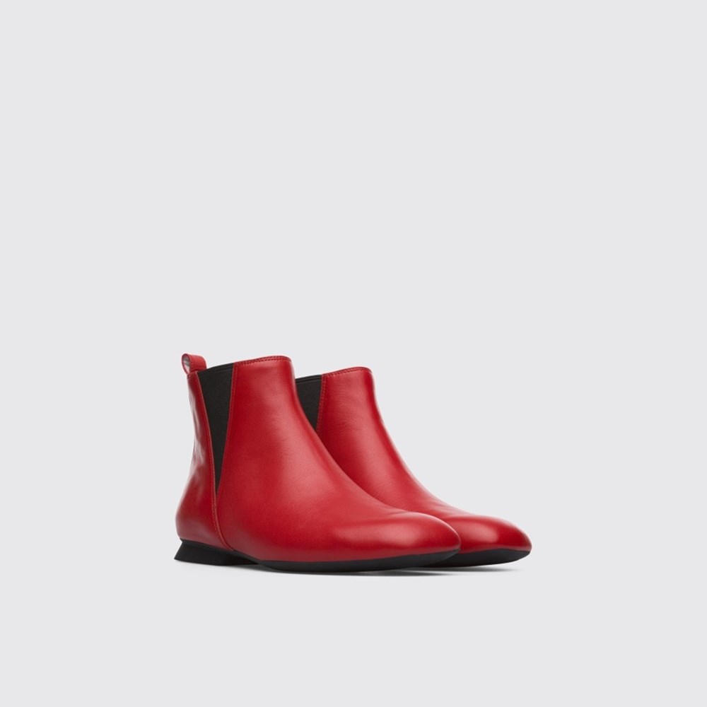 Bottines Camper Casi Myra Femme Rouge | GU4596327