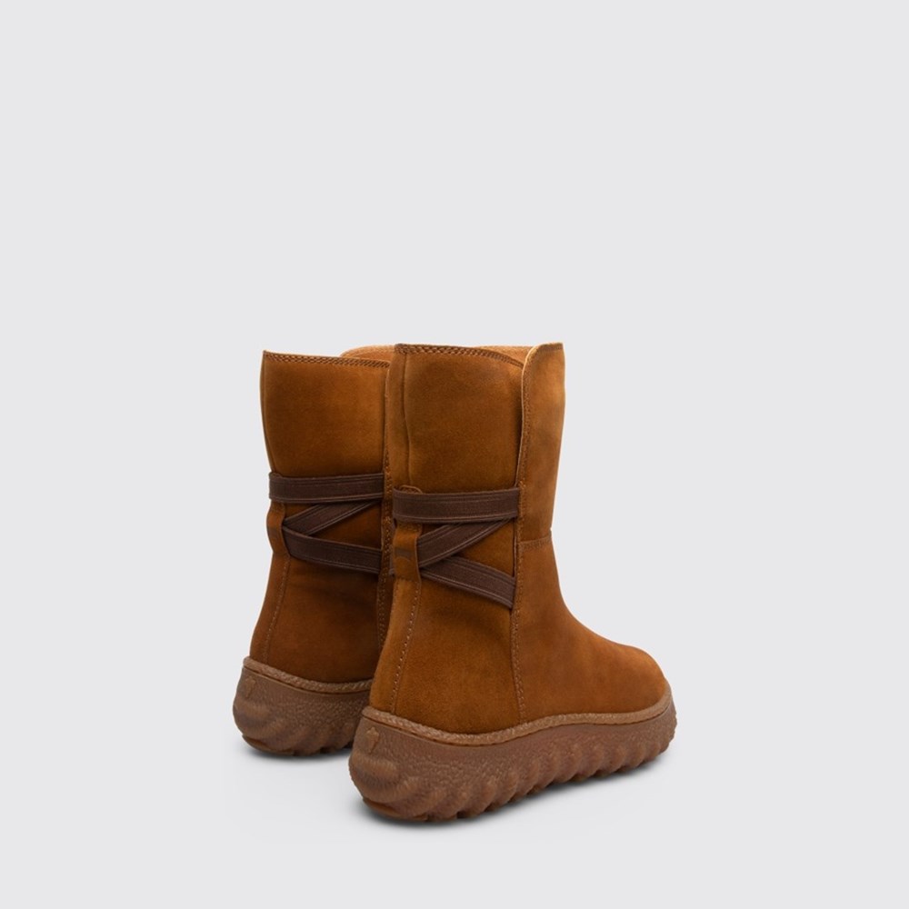 Bottines Camper Ground Femme Marron | MS9126045