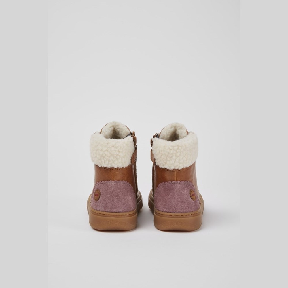 Bottines Camper Kido Fille Marron | XS9407652