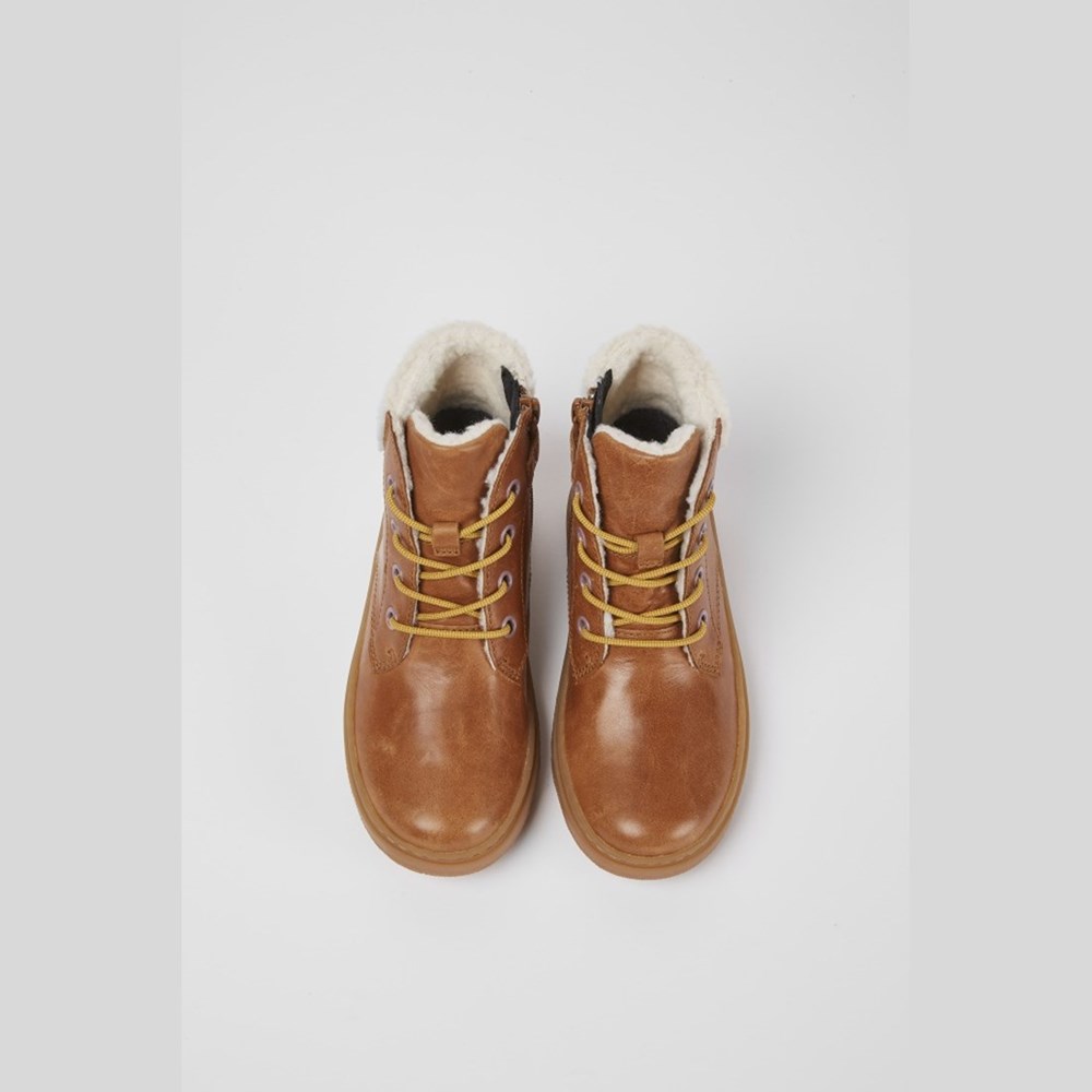 Bottines Camper Kido Fille Marron | XS9407652