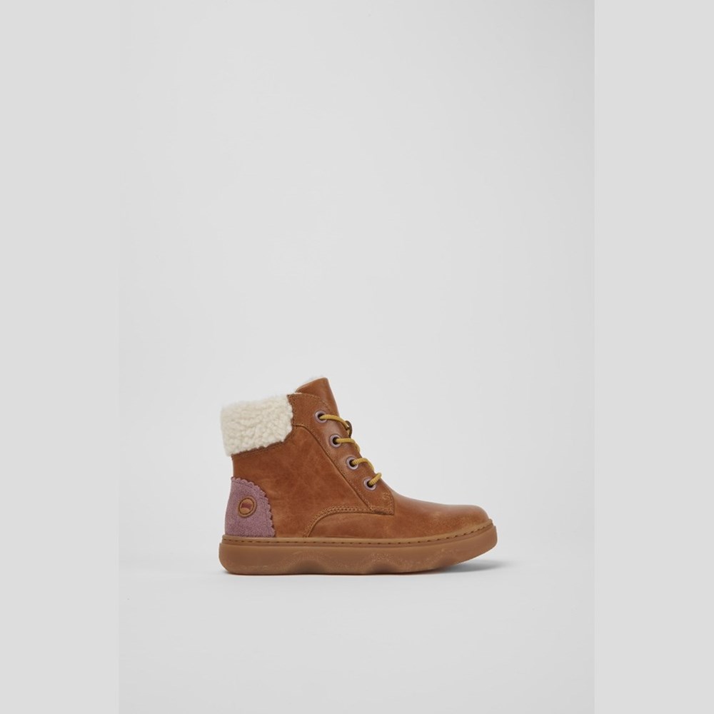 Bottines Camper Kido Fille Marron | XS9407652