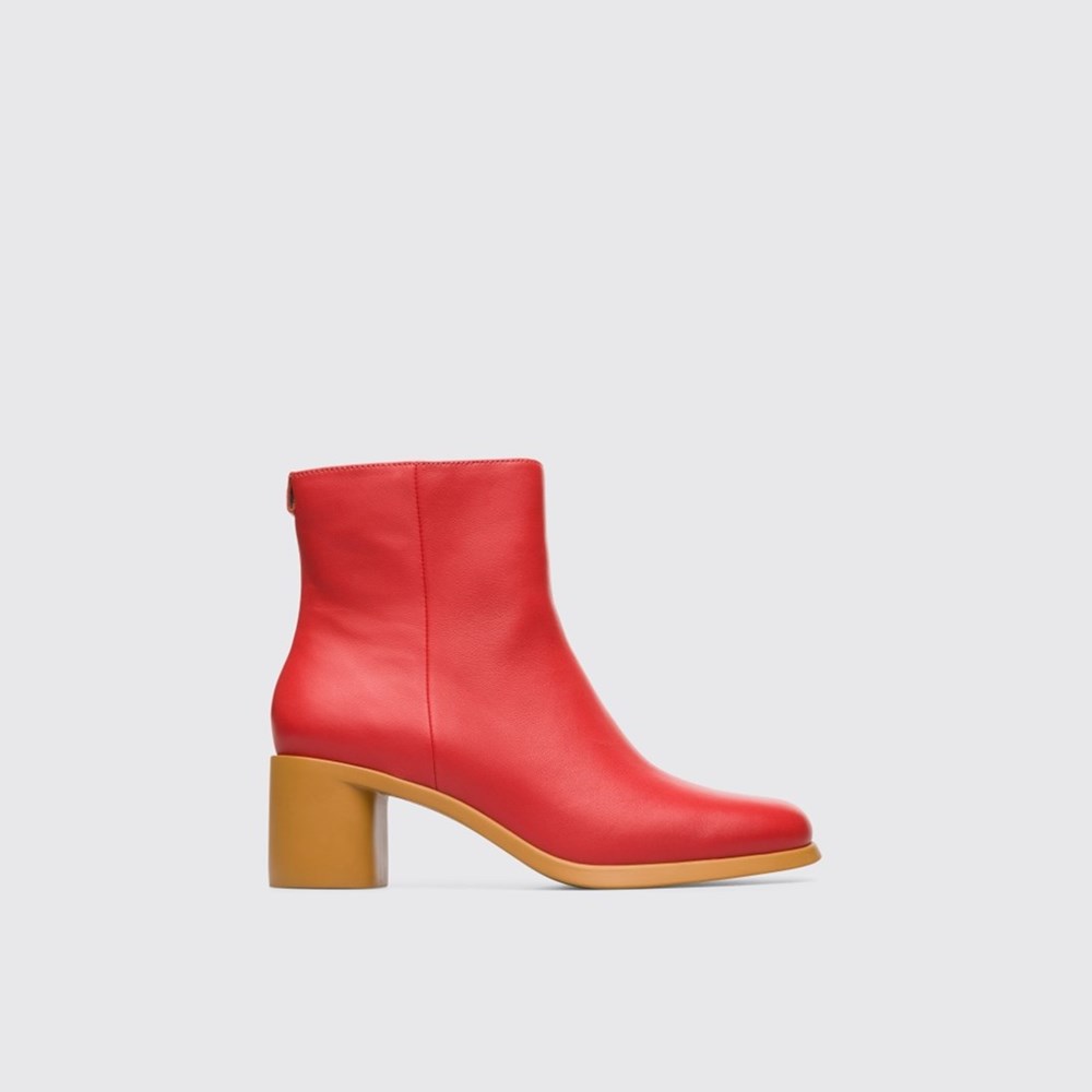 Bottines Camper Meda Femme Rouge | EC3569428