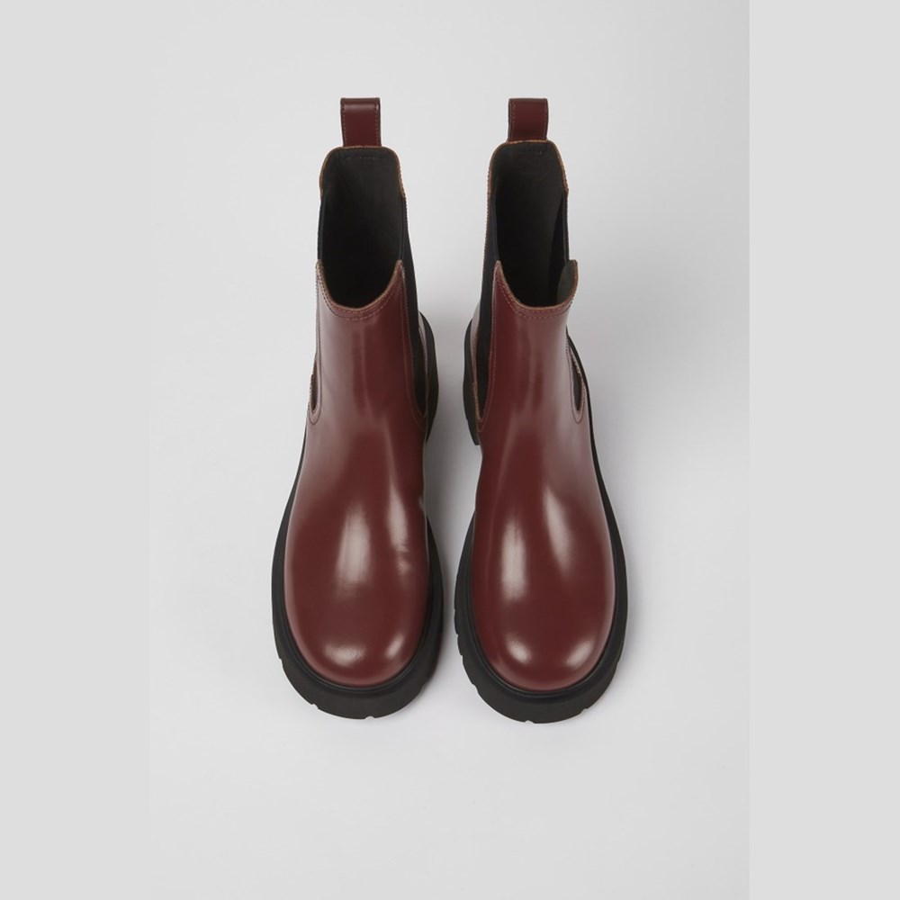 Bottines Camper Milah Femme Bordeaux | WI7820596