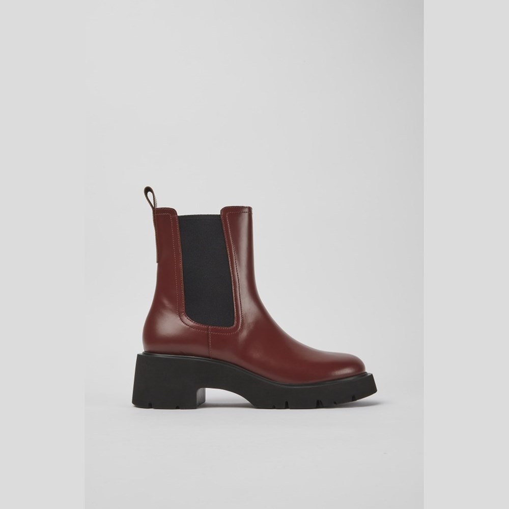 Bottines Camper Milah Femme Bordeaux | WI7820596