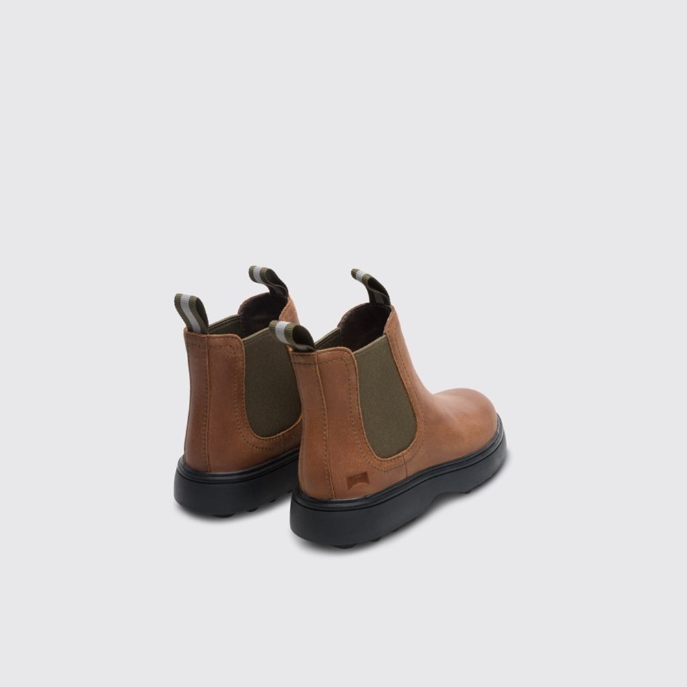 Bottines Camper Norte Fille Marron | UP6289307