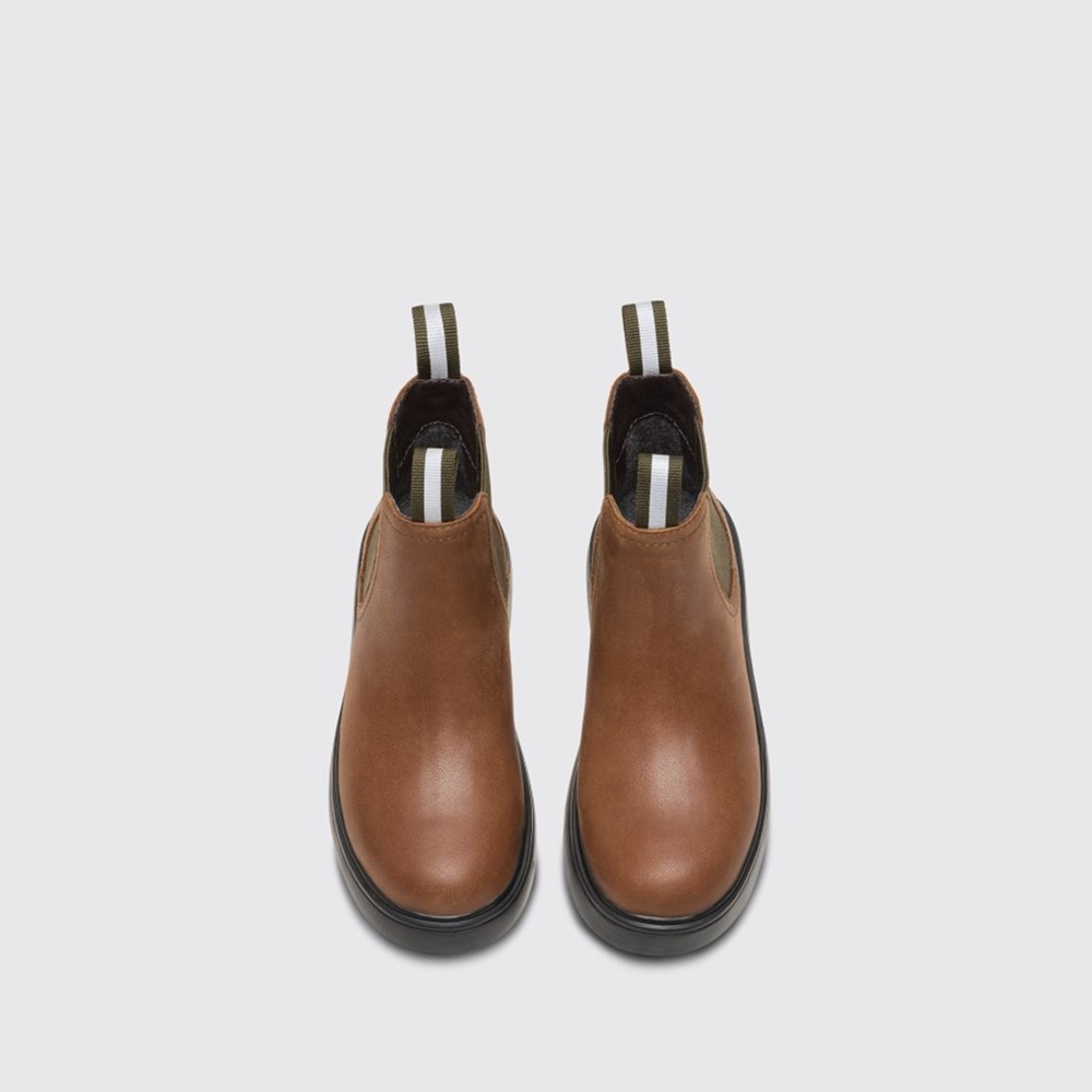 Bottines Camper Norte Fille Marron | UP6289307