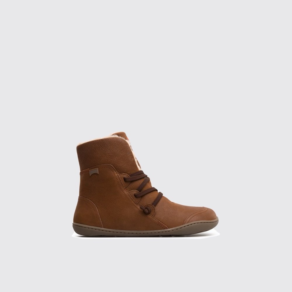 Bottines Camper Peu Femme Marron | IR6807354