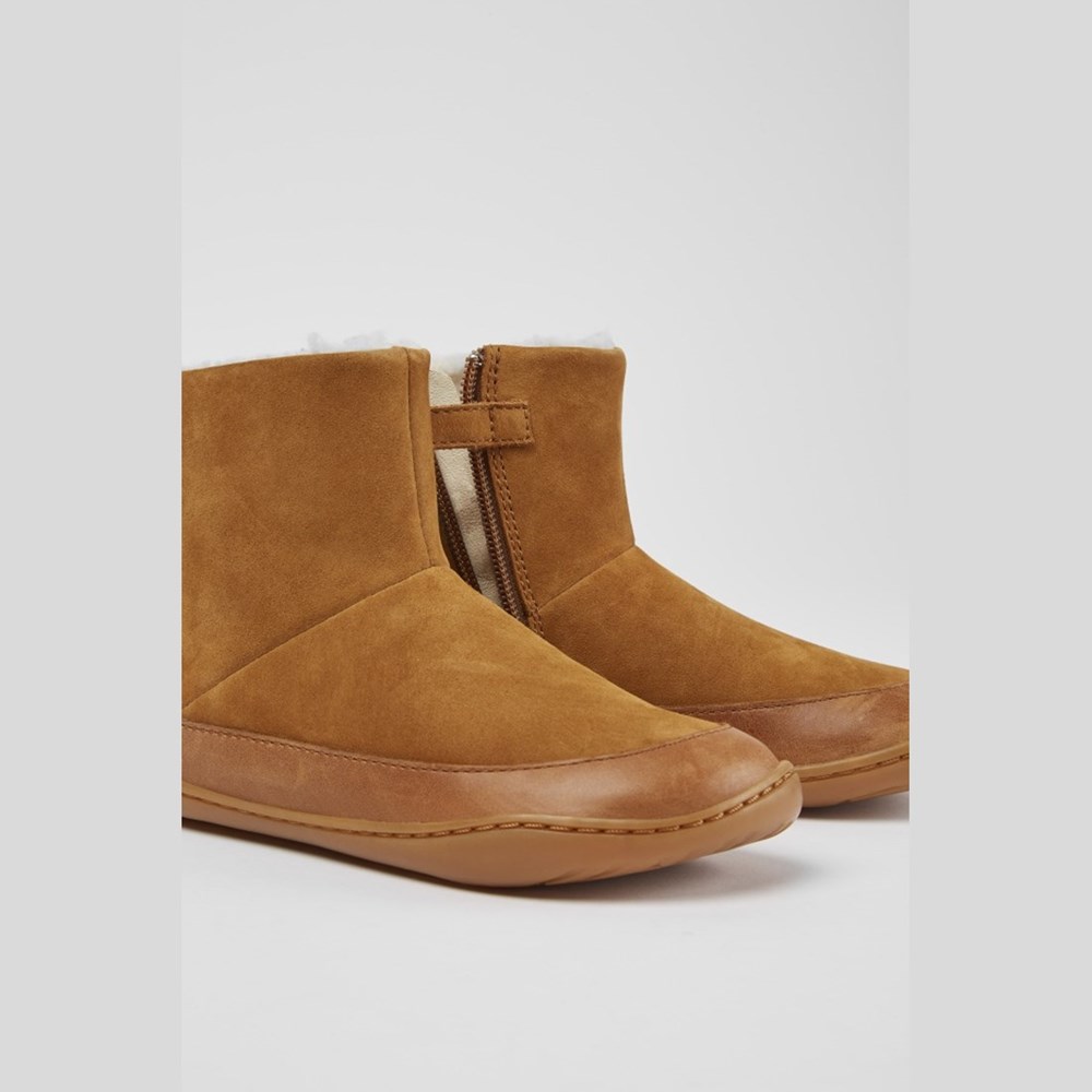 Bottines Camper Peu Fille Marron | MC6851304