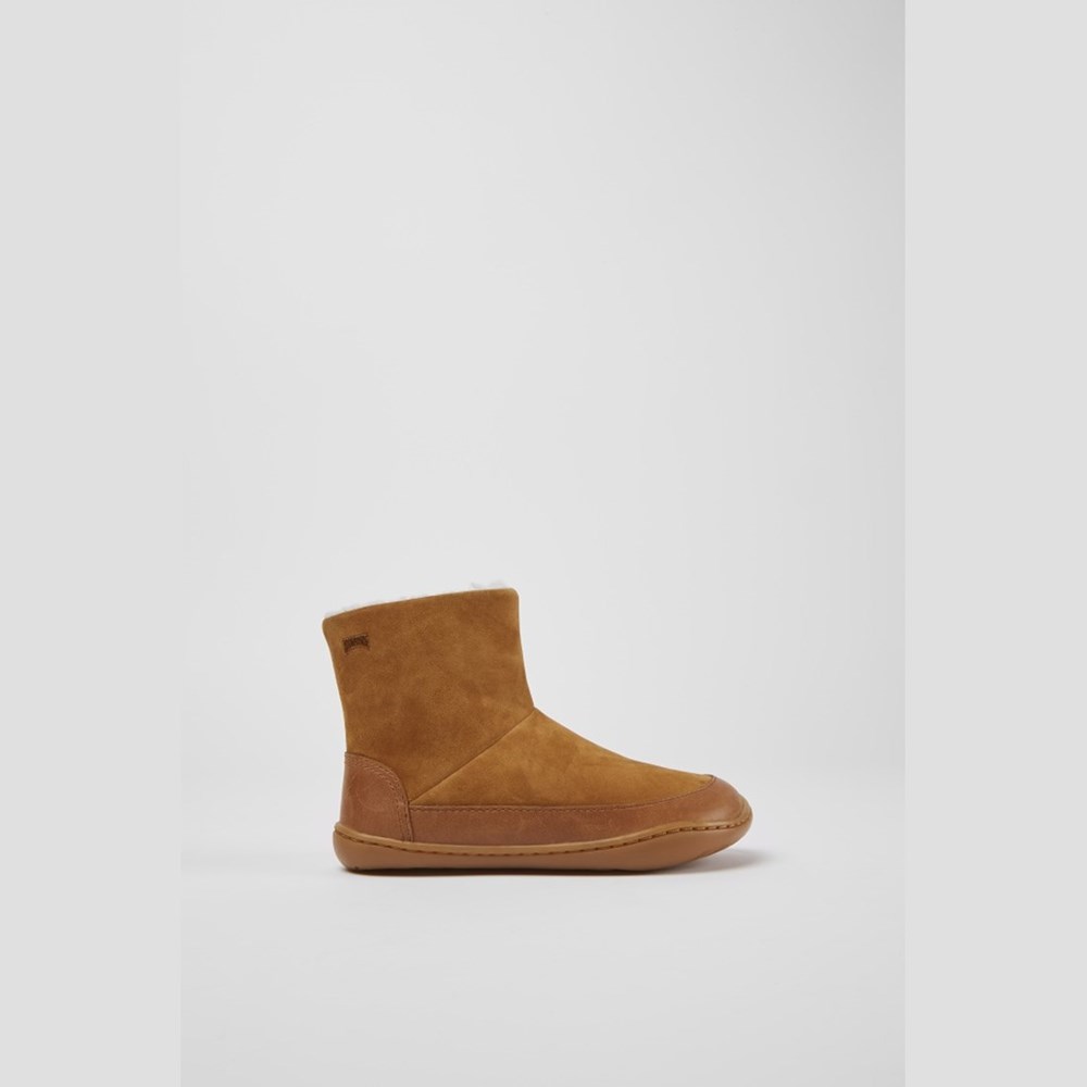 Bottines Camper Peu Fille Marron | MC6851304