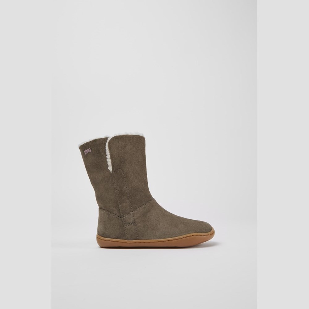 Bottines Camper Peu Fille Marron | MU6095834