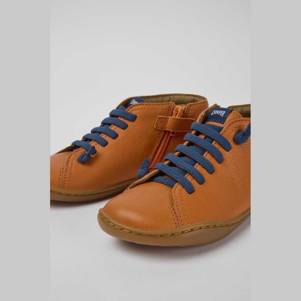 Bottines Camper Peu Fille Orange | WX4532698