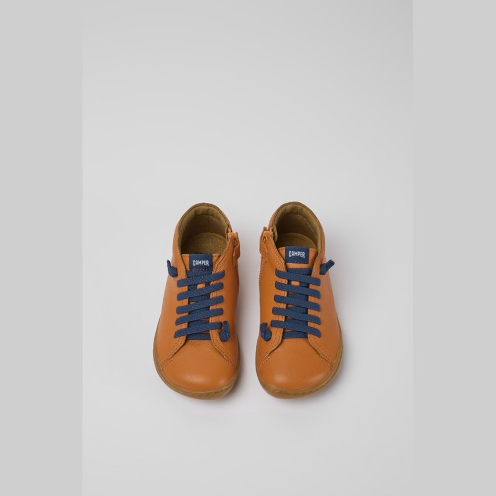 Bottines Camper Peu Fille Orange | WX4532698