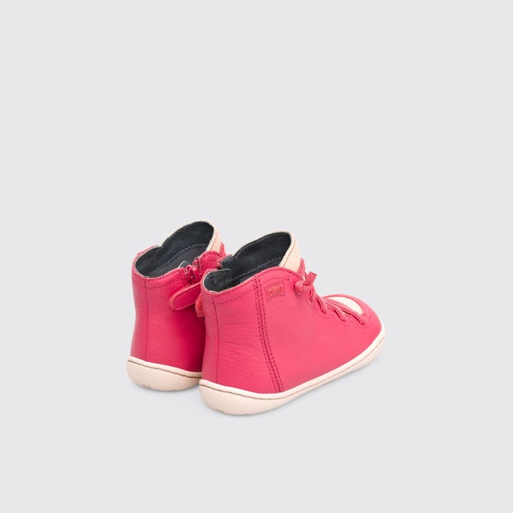 Bottines Camper Peu Fille Rose | HQ6418953