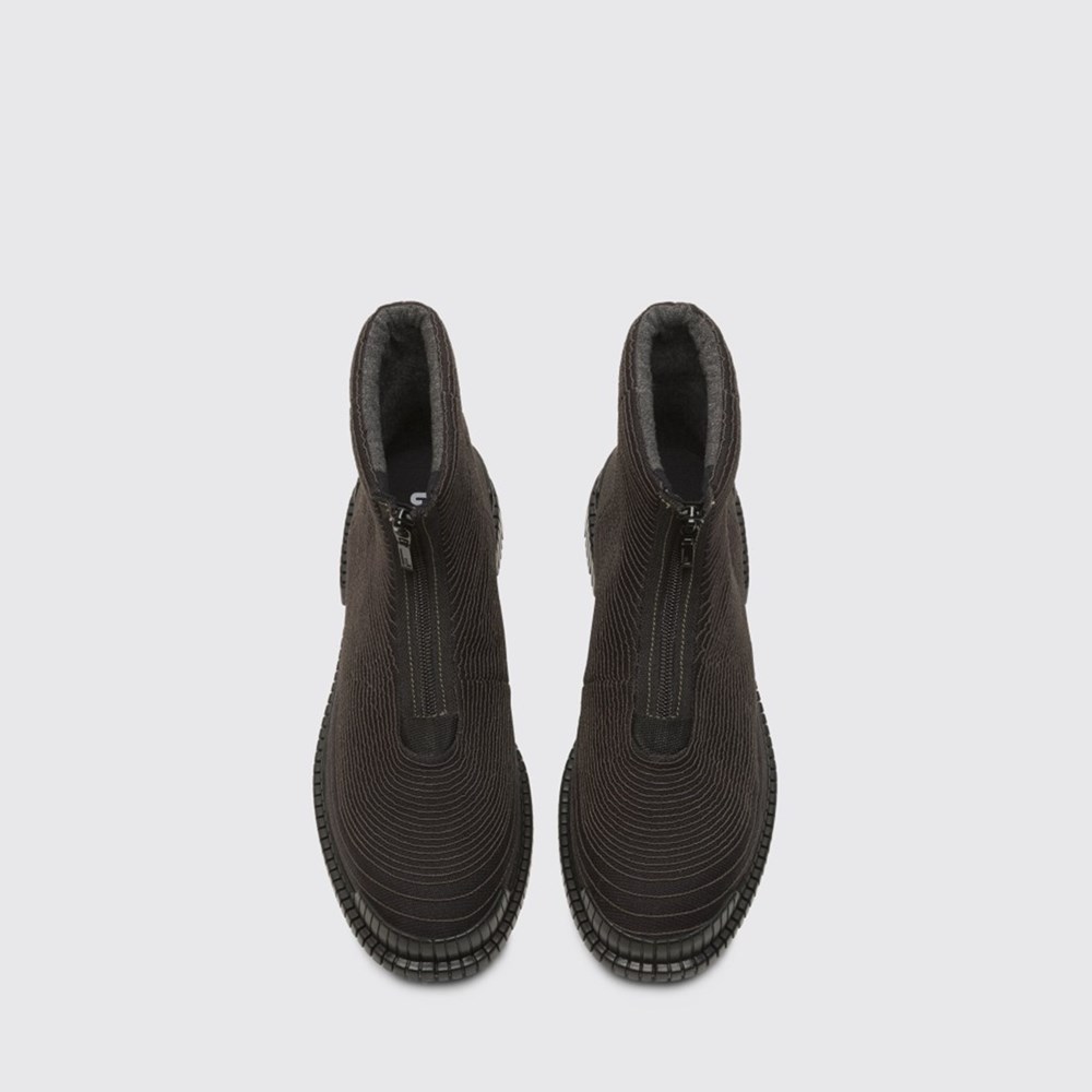 Bottines Camper Pix TENCEL Femme Noir | XZ2160359