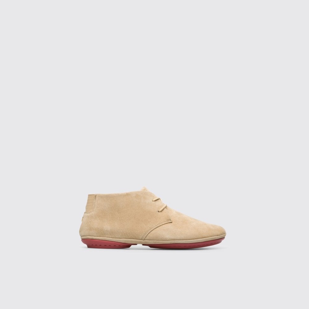 Bottines Camper Right Femme Beige | HJ8476239