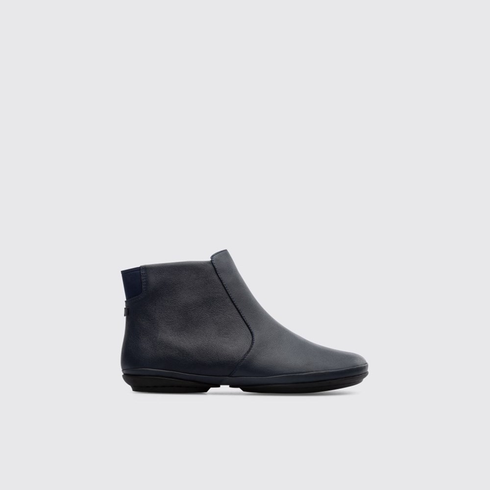 Bottines Camper Right Femme Bleu | AG8639247